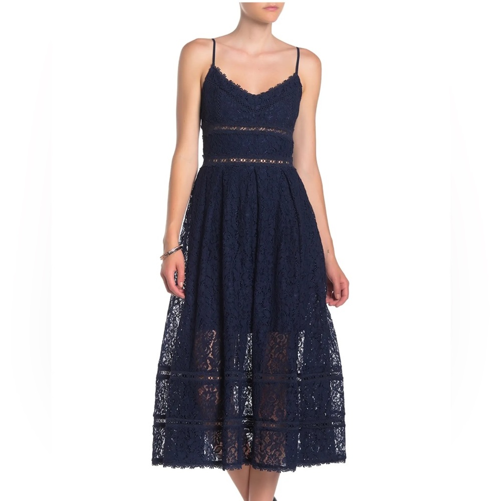 NSR Crochet Midi Dress Size Small